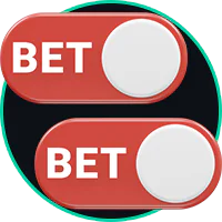 Deux boutons de pari pour un gameplay plus pratique Pinco