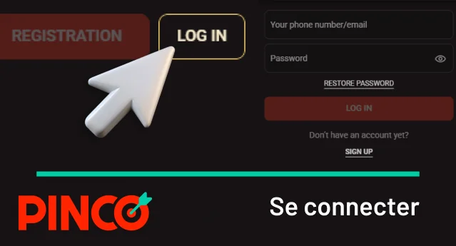 Après l’inscription au casino Pinco